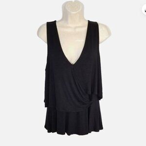 DELETTA Velma Layered Drape Top 6663E1M